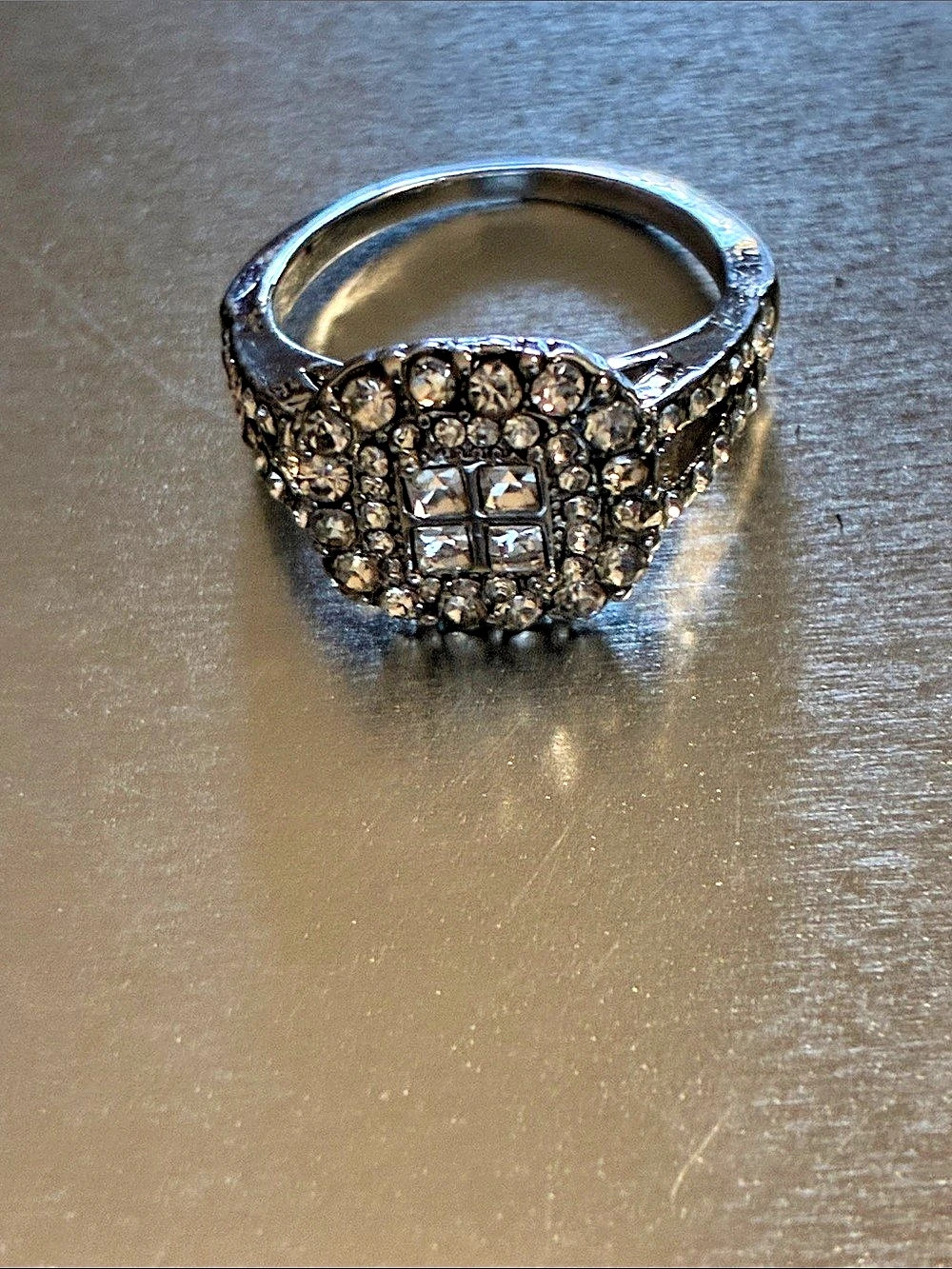 Crystal Statement Ring